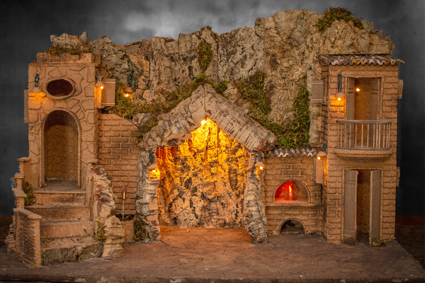 PRESEPE CASA + FONTANA & FORNO